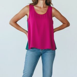 Reversible Sleeveless Blouse Top in One Size